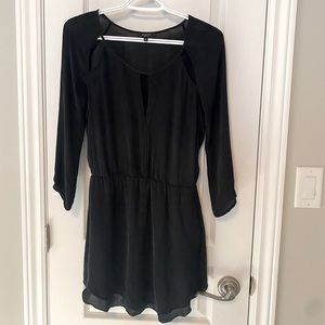 Babaton mini black dress